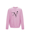 Pink Centered SvN Arrow Imprint Sweater