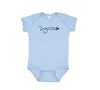 Baby Blue Lil Arrow Onesie