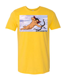  Mustard Yellow Bow & Angel  T-shirt