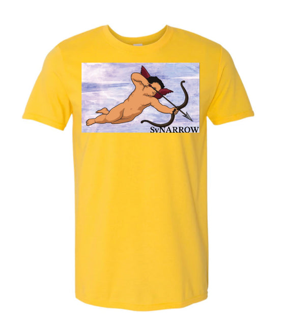 Mustard Yellow Bow & Angel  T-shirt