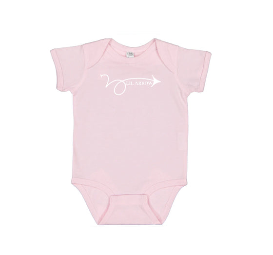 Baby Pink Lil Arrow Onesie