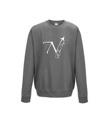  Graphite Grey Centered SvN Arrow Imprint Sweater