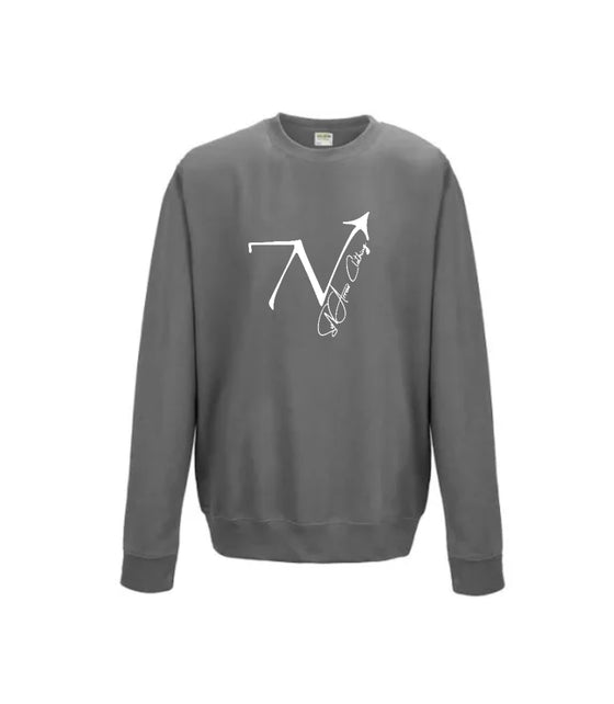 Plus Graphite Grey SvN Arrow Imprint Sweater