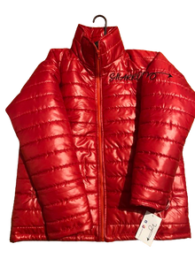  RED BUBBLE COAT