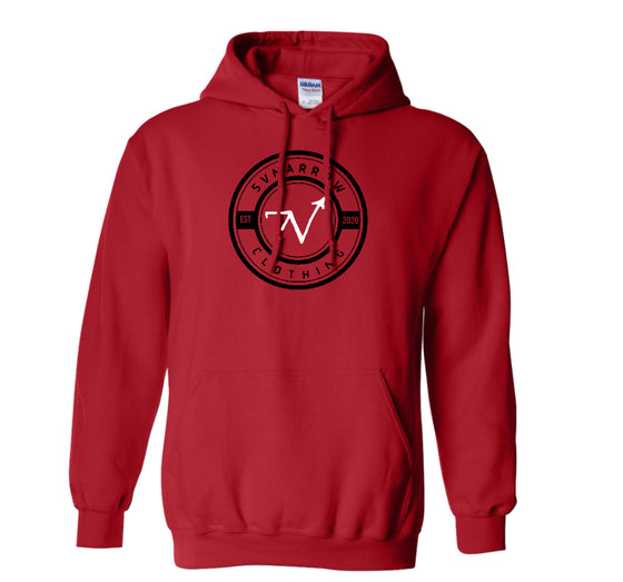 Red SvN Arrow Seal Hoodie