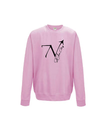  Pink Centered SvN Arrow Imprint Sweater