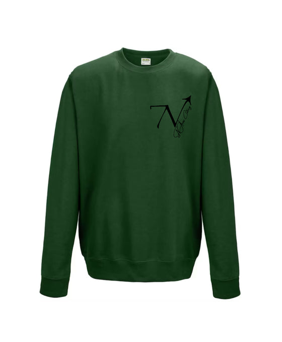 Forest Green Imprint Sweater