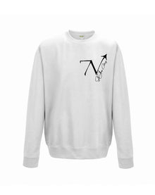  White Imprint Sweater